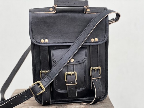 Briefcase bag leather - 11",